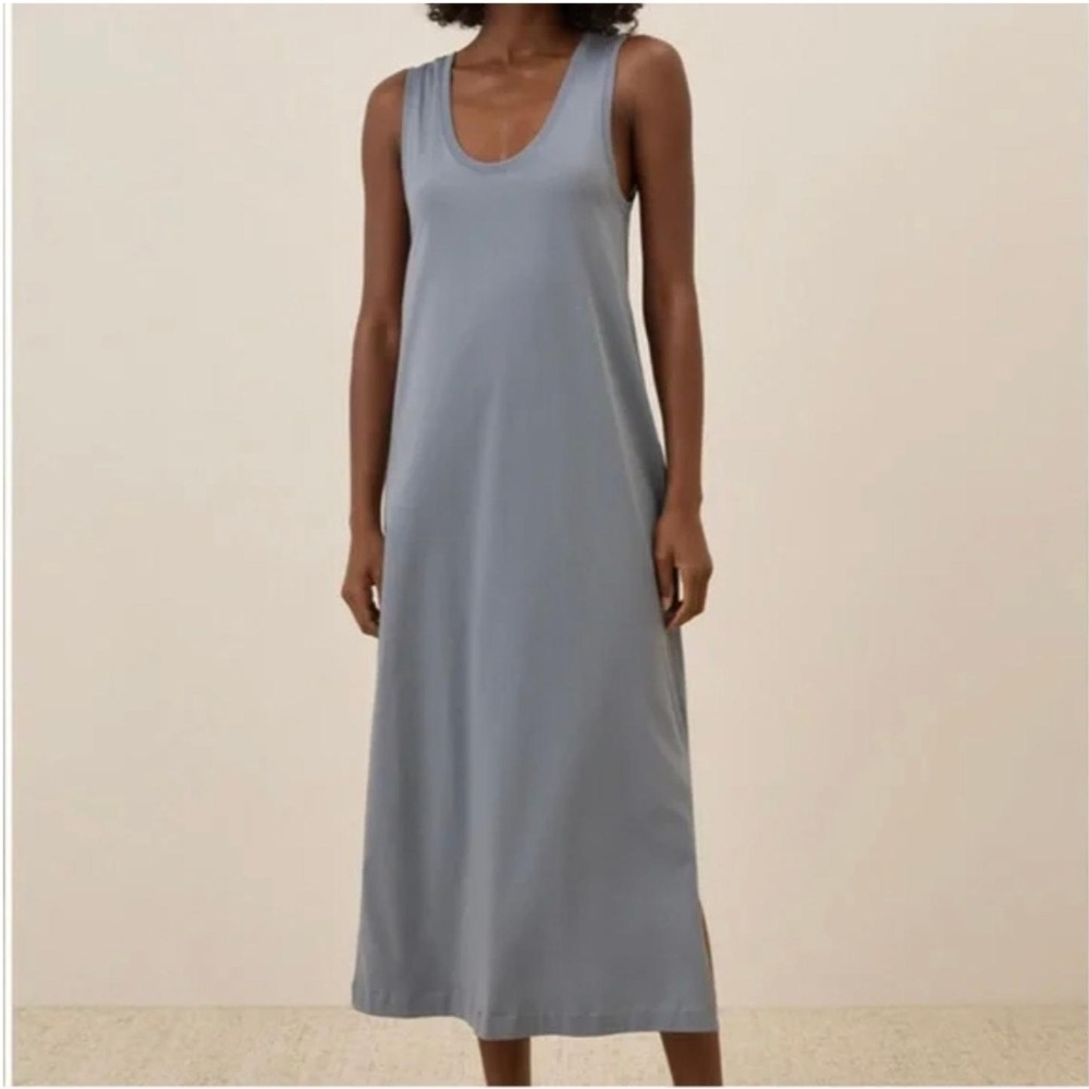 NEW Pact Organic Cotton Tank Midi Dress